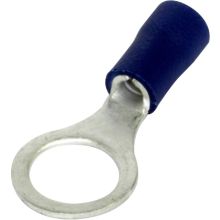 BLUE INSULATED TERMINALS 8.4 MM RINGS PACK OF 100