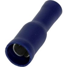 BLUE INSULATED TERMINALS 5.0 MM SOCKETS (100)