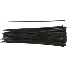CABLE TIES BLACK - 300 X 4.8MM (PACK OF 2 X 100)