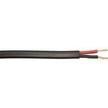 AUTO CABLE, FLAT TWIN - 2 X 1.00 MM² BLACK (30 M)