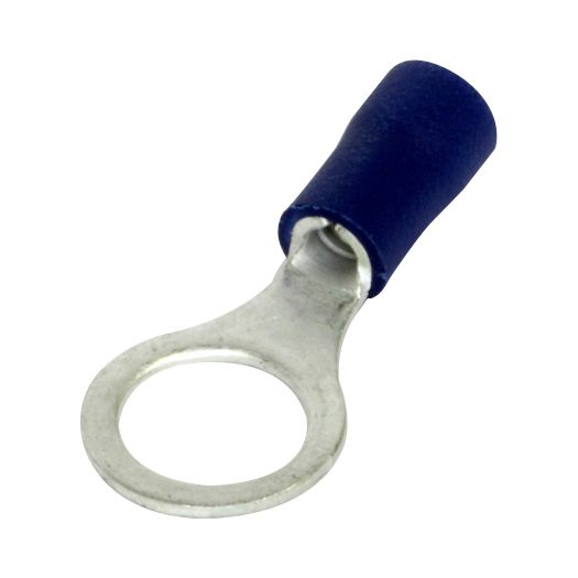 BLUE INSULATED TERMINALS 8.4 MM RINGS PACK OF 100