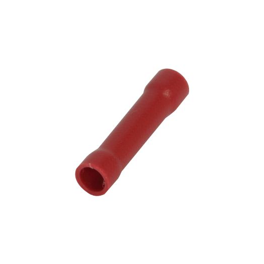 RED INSULATED TERMINALS - 3.3 MM BUTT  (100)