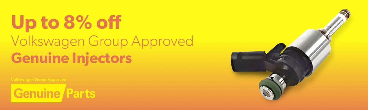 Up to 8% off Volkswagen Group Approved Genuine Injectors