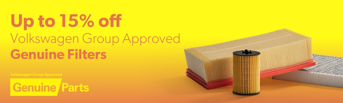 Up to 15% off Volkswagen Group Approved Genuine Filters