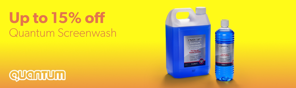 Up to 15% off Quantum Screenwash