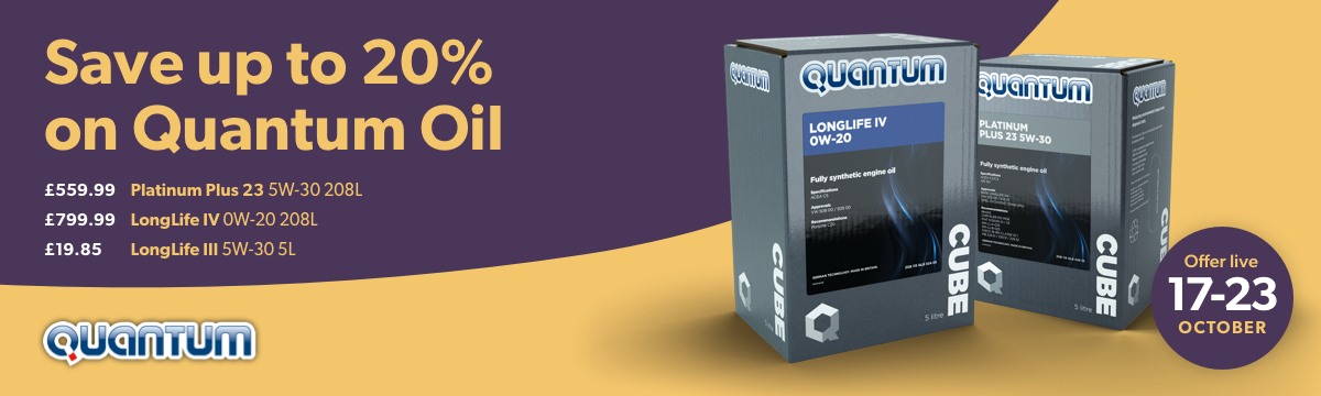 Save up to 20% on Quantum Oil this October