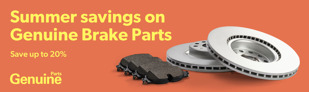 Summer savings on Genuine Brake Parts