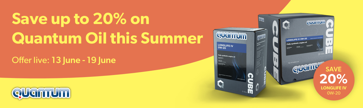 Save up to 20% on Quantum Oil this summer