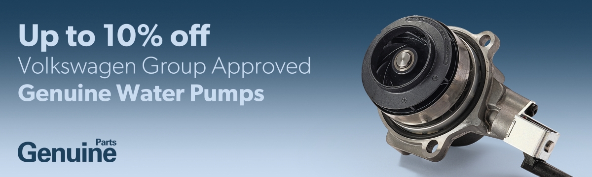 Up to 10% off Volkswagen Group Approved Genuine Water Pumps 