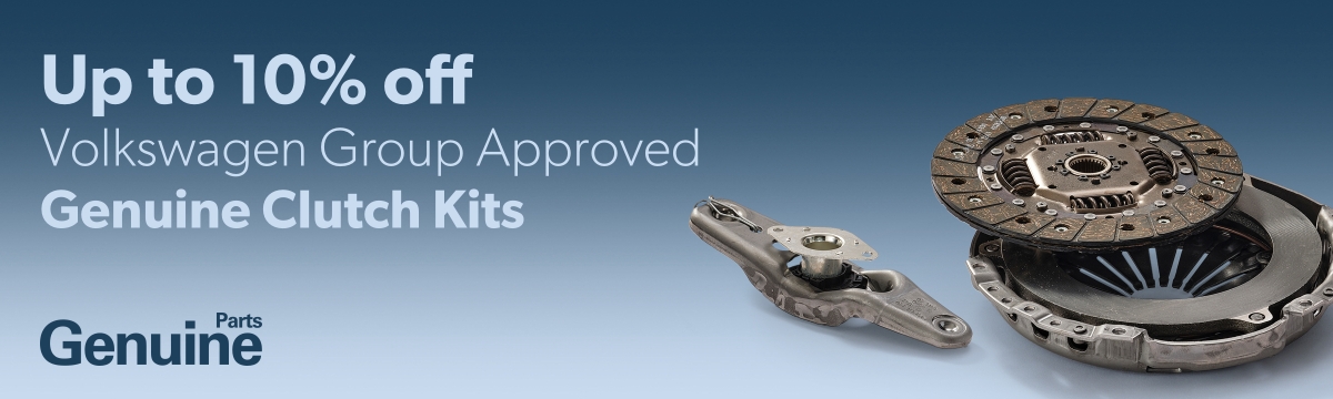 Save up to 10% on Volkswagen Group Approved Genuine Clutch Kits 