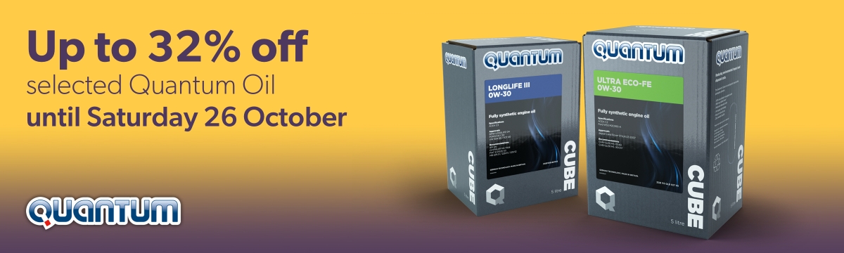 Save up to 32% on selected Quantum Oils