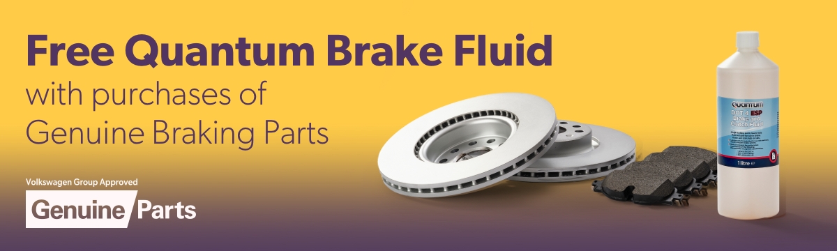 Free Quantum Brake Fluid with purchases of Genuine Braking Parts