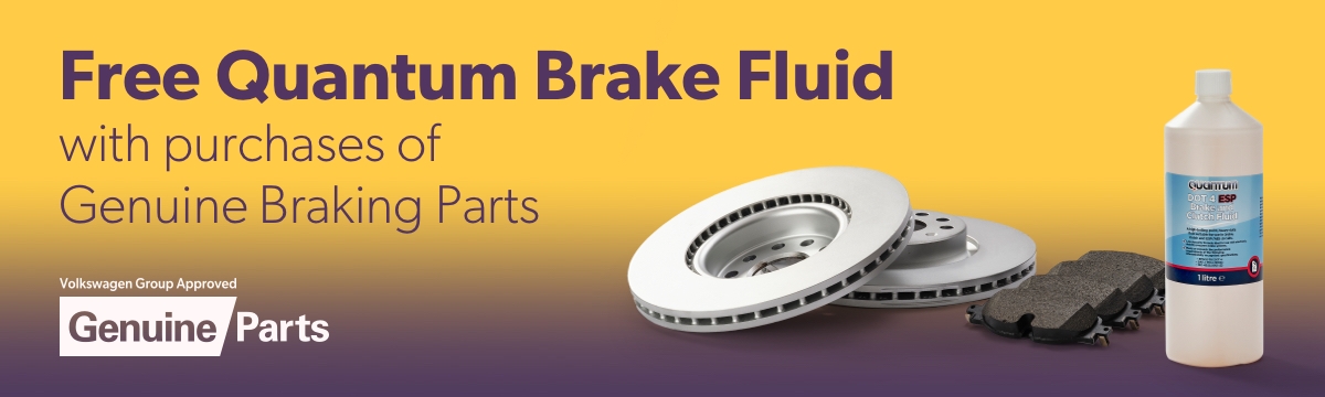 Free Quantum Brake Fluid with purchases of Genuine Braking Parts