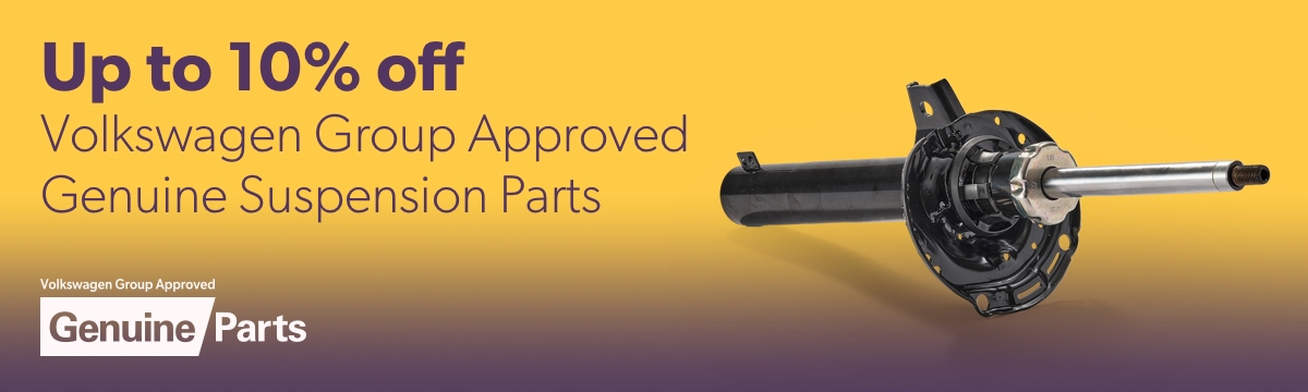Up to 10% off Volkswagen Group Approved Genuine Suspension Parts