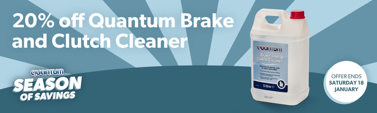 20% off Quantum Brake and Clutch Cleaner 
