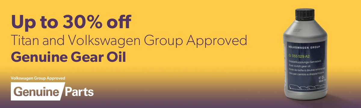 Up to 30% off Titan and Volkswagen Group Approved Genuine Gear Oil