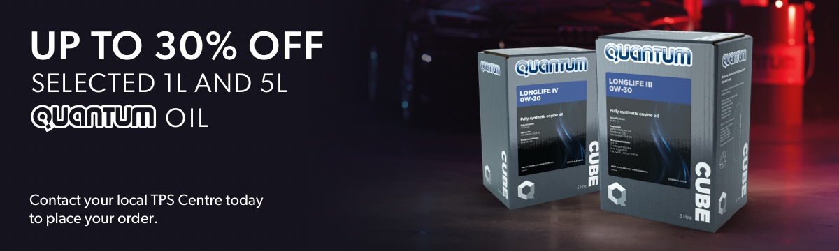 Up to 30% off selected 1L and 5L Quantum Oil