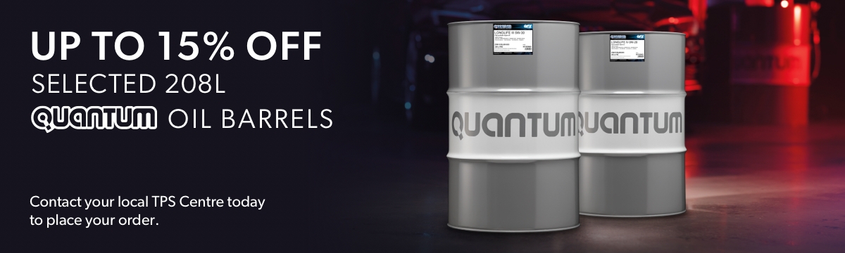 Up to 15% off selected 208L Quantum Oil barrels