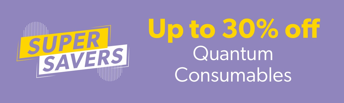 Up to 30% off Quantum Consumables 