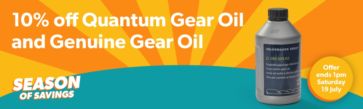 10% off Quantum Gear Oil and Genuine Gear Oil