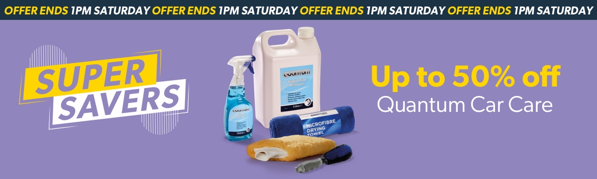 Up to 50% off Quantum Car Care
