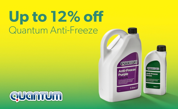 Save up to 12% on Anti-freeze