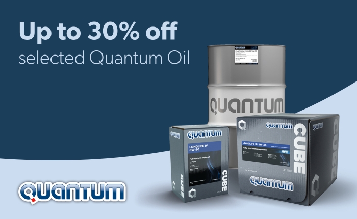 Up to 30% off selected Quantum Oil 