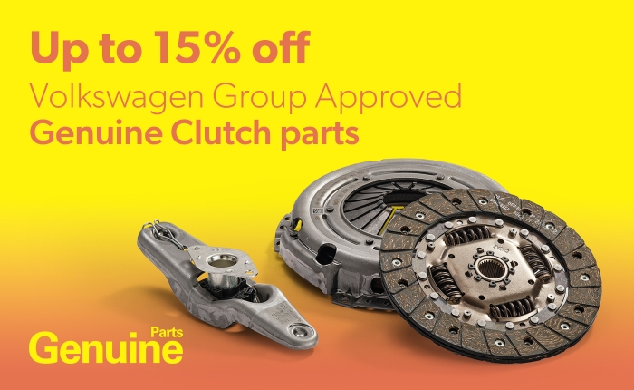 Save up to 15% on Volkswagen Group Approved Genuine Clutch Kits