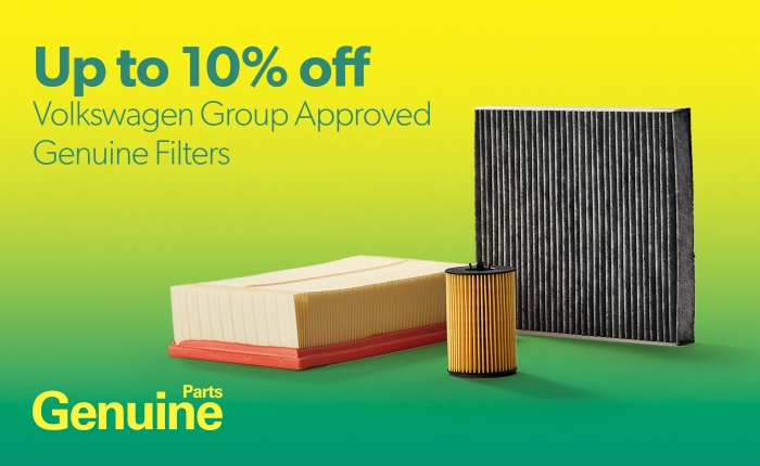 Save up to 10% on Genuine Filters