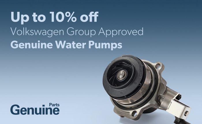 Up to 10% off Volkswagen Group Approved Genuine Water Pumps 