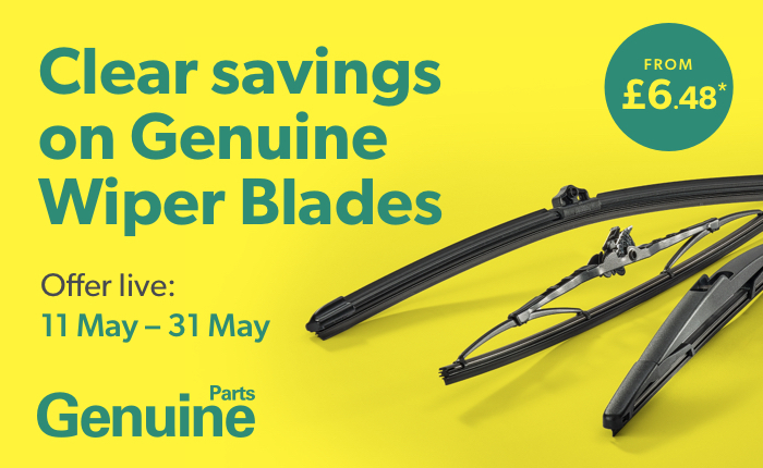Clear Savings on Genuine Wiper Blades