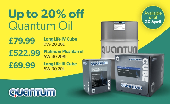 Save up to 20% on Quantum Oil