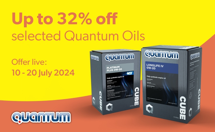 Save up to 32% on selected Quantum Oils