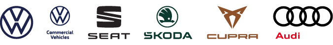 Volkswagen | Volkswagen Commercial Vehicles | SEAT | Škoda | CUPRA | Audi