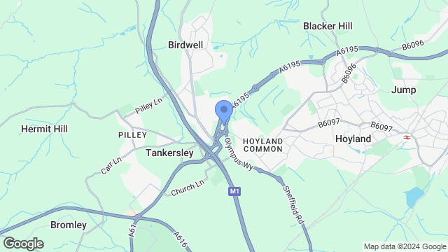 TPS Sheffield North Map