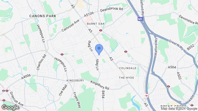 TPS London North West Map