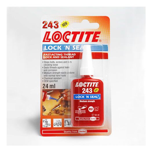 243 medium strength oil tolerant threadlocker