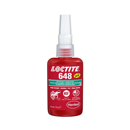 648 high strength high temperature fast cure retaining compound