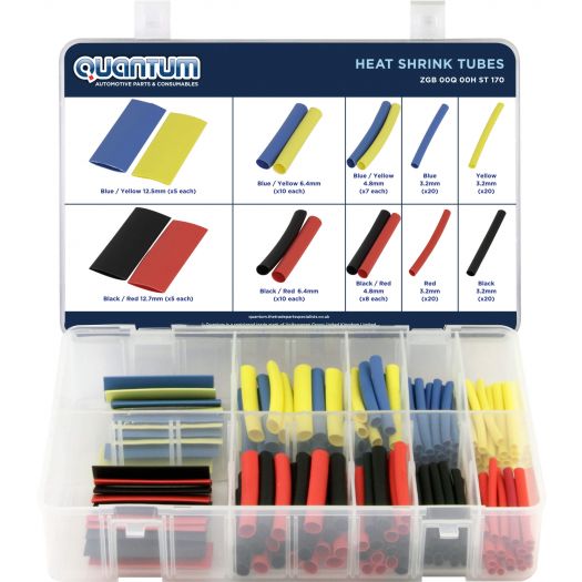 ASSORTED HEAT SHRINK TUBING – 50 MM (170)