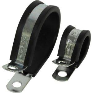 ASSORTED PACK OF RUBBER LINED P-CLIPS PACK OF 60