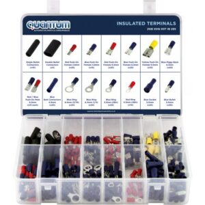 ASSORTED BOX TERMINALS INSULATED BOX OF 285 PIECES
