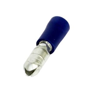 BLUE INSULATED TERMINALS – 5.0 MM (PACK OF 100)