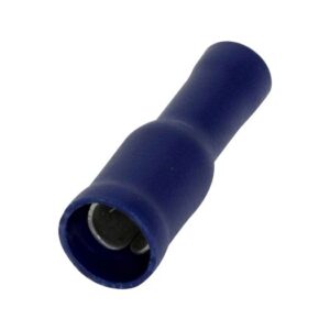 BLUE INSULATED TERMINALS 5.0 MM SOCKETS (100)