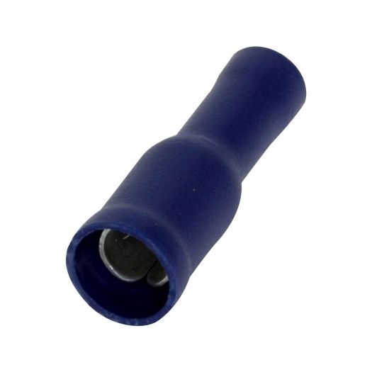 BLUE INSULATED TERMINALS 5.0 MM SOCKETS (100)