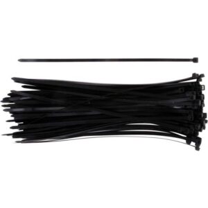CABLE TIES BLACK – 200 X 4.8MM (PACK OF 2 X 100)