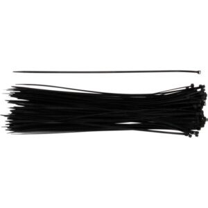 CABLE TIES BLACK – 400 X 4.6MM (PACK OF 2 X 100)