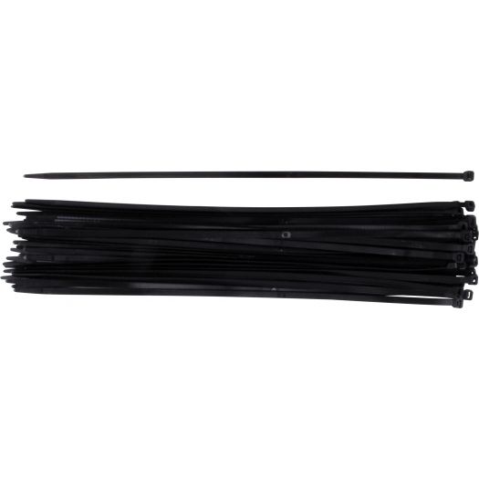CABLE TIES BLACK – 530 X 9.0MM (PACK OF 50)