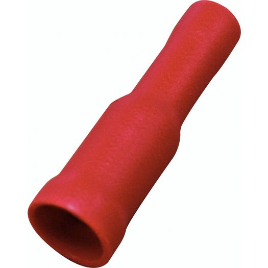 RED INSULATED TERMINALS – 4.0 MM  SOCKETS (100)