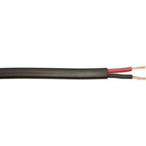AUTO CABLE, FLAT TWIN – 2 X 1.00 MM² BLACK (30 M)