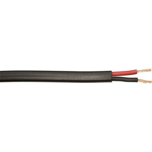 AUTO CABLE, FLAT TWIN – 2 X 1.00 MM² BLACK (30 M)